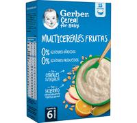 Gerber Multicereales 0% 0% Frutas 270 g