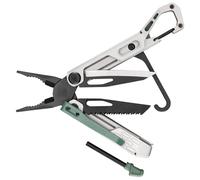 Gerber multiherramienta con 10 funciones, Stakeout Spark, herramienta de camping con cierre de marco, alicates, iniciador de fuego, mosquetón y mucho más, Baltic Haze, 1070220