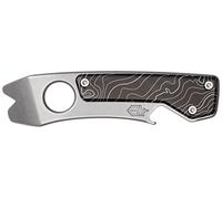 Gerber Multiherramienta con 6 funciones, Chonk, Con clip para cinturón y abrebotellas, Peso: 68 g, Longitud: 9,9 cm, Plata/Negro, 31-004146