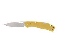 Gerber Navaja con clip para cinturón, LST, hoja de acero inoxidable 440A Clip Poin, escamas del mango de nylon reforzado con fibra de vidrio, longitud de la hoja: 6,6 cm, amarillo, 1074520