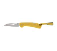 Gerber Navaja de bolsillo con cordón, LST Mini, hoja de acero inoxidable 440A Wharncliffe, escamas del mango de nylon reforzado con fibra de vidrio, longitud de la hoja: 4,8 cm, amarillo, 1074532