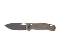Gerber Navaja Plegable con Gancho para Bolsillo, con Mango de Micarta y Rompecristales, Longitud de Hoja: 8,2 cm, Verde, Acero Inoxidable 440A, Scout, 1064583
