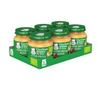 Gerber Organic Manzana Albaricoque Melocotón 125 g - Pack de 6