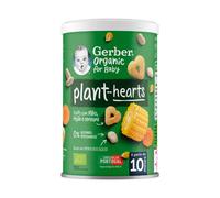 GERBER Organic NutriPuffs Maíz, Judías y Zanahorias +10M 35g