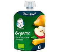 Gerber Organic Pera Manz Plat 4pouch 90g