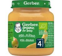 Gerber Organic Pera y Plátano 125g