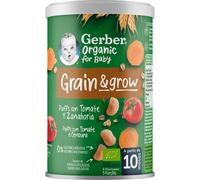Gerber Organic Puffs con Tomate y Zanahoria 35g