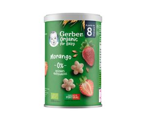 Gerber Organic Puffs Fresa 8m+ 35g