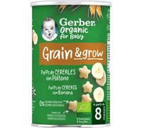 Gerber Snack Organic Cereales Platan 35G