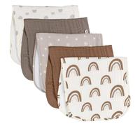 Gerber - Paños para eructos de bebé niña (5 unidades), talla única
