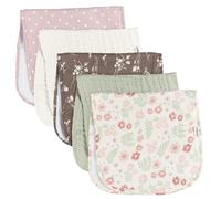 Gerber - Paños para eructos de bebé niña (5 unidades), talla única