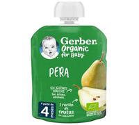 Gerber Pouch Organic Pera +4m 90 gr
