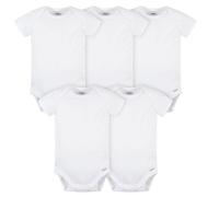 Gerber unisex baby 5 paquete oneies mltiples paquetes de paquetes Interlock 180 GSM Camisa blanca 18 meses EE. UU.