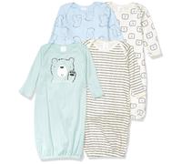 Gerber Unisex Baby Boy and Girls 4 paquetes de 4 paquetes durmiendo oso 0-6 meses