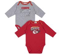 Gerber unisex baby nfl 2 paquete de manga larga otero de carro de carto color 3-6 meses