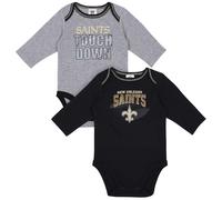 Gerber unisex baby nfl 2 paquete de manga larga otero de manga de carrocera color 6-12 meses
