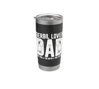Gerbil Lover Dad The Idol The Myth Racing Rat Gerbil Lover Vaso térmico de acero inoxidable de doble pared