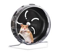 Gerbil Wheel, Adjustable Hamster Exercise Wheel, Quiet Running Toy, Multifunctional Cage Accessory, Ideal for Small Pets in Bedroom, Living Room, Dorm, or Home Setup, 8.46x8.46x3.15 Inches