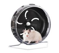 Gerbil Wheel, Hamster Toy, Adjustable Running Exercise, Multifunctional Activity Accessory 8.46x8.46x3.15 Inches for Small Pets in Cage, Bedroom, Living Room, Dorm, Home Play Area, Pet Fitness Fun