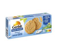 Gerblé Galletas con sabor a coco sin azúcar añadido, 132 g, 3 unidades