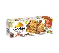 Gerble Galletas Leche, Chocolate, Bolsas para guardar alimentos, 4 x 5 galletas, 230 g, 6 unidades