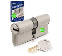 GERCAR Cilindro de perfil Pro Mix DIY MIX 35/40 con cierre igual, combinable según se desee, Cerradura Cilíndrica Puerta Garaje 75 mm A: 35 B: 40, montar con una llave