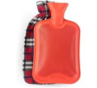 GERCARE, Bolsa de agua caliente con funda suave, Marca española, Térmica para mantener, 2l, Forro algodón, Estampado, Lavable