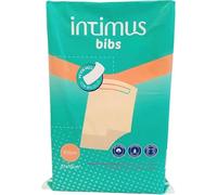 GERCARE Pack de 100 Babero Adulto Desechable. Baberos Adultos 37x70 cm. Baberos Adultos Impermeables. Baberos Desechables. Babero para Adultos con Bolsillo Recogemigas.