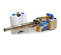 GerCxxly Pulverizador ULV nebulizador térmica portátil de 15L,360° Máquina de Niebla agrícolas Profesional,para desinfección de Interiores y Exteriores Yellow