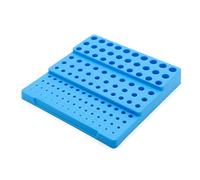 Gereiny Caja de Almacenamiento de Fresas 121 Agujeros Caja de Almacenamiento de Fresas Cojinete Brocas Dispensador Organizadores Estuche Brocas