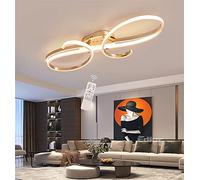 Gerenecic Dimmbare Pendelleuchte mit Fernbedienung - runder Kronleuchter aus Aluminium für Wohnzimmer und Esszimmer, höhenverstellbar, Farbtemperatur (3000 K - 6500 K), braunes Finish, 30/5
