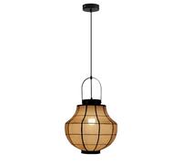 Gerenecic Großer Kronleuchter mit Stoff-Pendelleuchte - verstellbare Deckenleuchte für Esszimmer, Wohnzimmer, Schlafzimmer und Küche (30 cm)