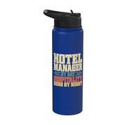 Gerente de hotel por día Héroe de Hospitalidad de Noche Gerente del Hotel Stainless Steel Insulated Water Bottle