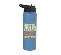 Gerente de hotel por día Héroe de Hospitalidad de Noche Gerente del Hotel Stainless Steel Insulated Water Bottle