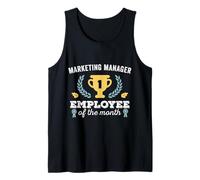 Gerente de Marketing Divertido Empleado del Mes para Marketers Camiseta sin Mangas