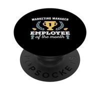Gerente de Marketing Divertido Empleado del Mes para Marketers PopSockets PopGrip Adhesivo