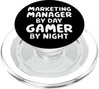 Gerente de Marketing por Day Gamer de Noche PopSockets PopGrip para MagSafe