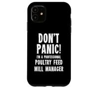 Gerente de Molino de alimentación para Aves de Corral Carcasa para iPhone 11