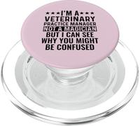 Gerente de Práctica Veterinaria No Mago Divertido Veterinario PopSockets PopGrip para MagSafe