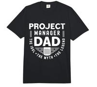 Gerente de Proyecto Dad The Idol The Agile Coach Project Manager Comfort Colors Adult Heavyweight T-Shirt