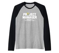Gerente de Proyecto Miracle Worker no es un título Oficial Camiseta Manga Raglan