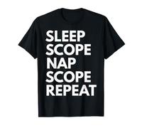 Gerente de Proyecto Sleep Nap Scope Repeat Lover Camiseta