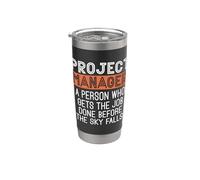 Gerente de Proyecto Una persona que Scrum Master Gestión de Proyectos Vaso térmico de acero inoxidable de doble pared