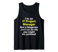 Gerente de Proyectos de TI Red de Seguridad Cibernética Trabajo Trabajo Carrera Camiseta sin Mangas