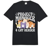 Gerente de Proyectos y Cat Herder Lean Kanban Gestión de Proyectos Comfort Colors Adult Heavyweight T-Shirt
