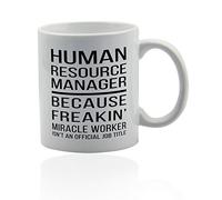 Gerente De Recursos Humanos Taza Con Asa Taza De Café Único Tazas De Desayuno Para Cappuccino Espresso Escuela 330Ml