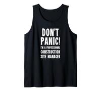 Gerente de Sitio de Construcción Camiseta sin Mangas