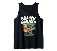 Gerente de sucursal: Funny Chainsaw Arborist Camiseta sin Mangas