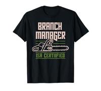 Gerente de sucursal ISA Certified Arborist Design Camiseta