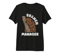 Gerente De Sucursal Lindo Al Aire Libre Naturaleza Animal Divertido Camiseta Premium